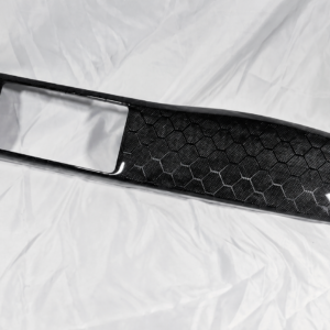 glossy carbon fiber dashboard trim