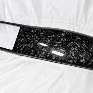 glossy forged carbon dashboard trim